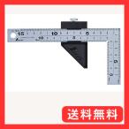 シンワ測定(Shinwa Sokutei) 曲尺厚手広巾 シルバー 15cm 8段目盛 ストッパー付 12433