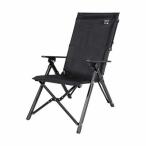 CS черный этикетка Ultra стул с высокой спинкой наклонный есть Captain Stag 