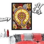 アートポスター（キャンバス） ブランド オマージュ クロムハーツ A1 クレイグガルシア Horseshoe D 03