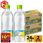 ●エントリーでさらにP10%付与 5/25まで● 水 ペットボトル いろはす 期間限定 い・ろ・は・す 塩とれもん 540mlPET 24本入×2箱 送料無料