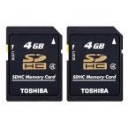 ショッピングsdカード 「2枚セット」 SDカード 4GB 東芝 日本製 ミニケース付 SD-L004G4 SD