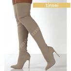 ショッピングニーハイ ニーハイブーツ レディース ストレッチ サイハイブーツ ロングブーツ 大きいサイズ ピンヒール ハイヒール レディース ブーツ ロング コスプレ靴
