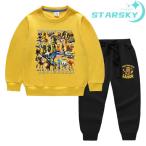 tuntuntunsaf-ru Kids тренировочный футболка с длинным рукавом брюки брюки футболка tops симпатичный длинный рукав ребенок весна осень симпатичный подарок подарок 