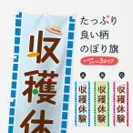 のぼり旗 収穫体験