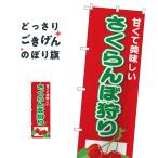 さくらんぼ狩り のぼり旗 26557