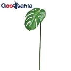  Aska искусственный цветок монстера зеленый общая длина примерно 63cm лист диаметр примерно 27× ширина 21cm A-43848-051A