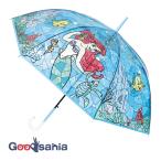  J zp бег виниловый зонт Disney витражное стекло зонт Ariel голубой родители .60cm 32462