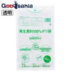  день Izumi поли Tec мусорный пакет воспроизведение сырье 100% полиэтиленовый пакет сделано в Японии ( прозрачный 45L)10 листов входит 