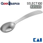 貝印 KAI SELECT100 セレクト100 計量スプーン オーバル型 【 大さじ1/2 】 DH3131 【メール便】