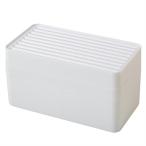 平和工業 マスクケース 忘れない ホワイト 約19×9×10.1cm