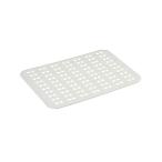 アスベル 水切りマット ポゼ 流し用 すのこ 約45.4×33.5×1cm 日本製 抗菌 ホワイト 4313