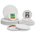 YTOPRO キャンバスボード 画材12枚セット マルチサイズ