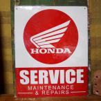 HONDA SERVICEtin автограф Honda интерьер жестяная пластина табличка american смешанные товары 