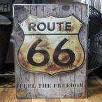 ルート66 ブリキ看板 ROUTE66 インテリア メタルプレート アメリカン雑貨