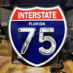  neon автограф трафик автограф frolidaINTER STATE FLORIDA 75 Traffic sign интерьер american смешанные товары 