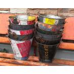  античный барабан жестяная банка переделка ведро б/у утиль american смешанные товары 