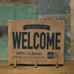  дерево крюк вешалка 3 полосный WOODEN HOOK BOARD WELCOME интерьер american смешанные товары 