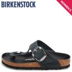 ビルケンシュトック BIRKENSTOCK ギゼ ビッグバックル サンダル レディース 普通幅 ヌバックレザー GIZEH BIG BUCKLE ブラック 黒 1023334