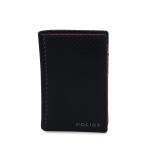 ポリス POLICE ミドルウォレット 財布 二つ折り メンズ 本革 MIDDLE WALLET ブラック 黒 PA-70804