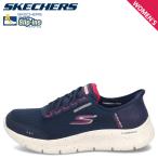 スケッチャーズ SKECHERS スリップインズ ゴーウォーク フレックス クリア クリーク ハンズフリー スニーカー レディース 軽量 ネイビー 124846W