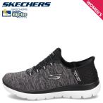 スケッチャーズ SKECHERS スリップインズ サミッツ ダズリング ヘイズ スニーカー レディース 軽量 SLIP-INS SUMMITS DAZZLING HAZE ブラック 黒 149937W