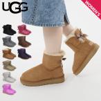 ショッピングGARNET UGG アグ ムートン ブーツ ミニ ベイリー ボウ 2 MINI BAILEY BOW 1016501 レディース