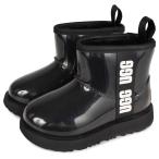 UGG アグ ブーツ レインブーツ クラシック クリア ミニ キッズ CLASSIC CLEAR MINI 2 ブラック ベージュ ピンク 黒 1112386K