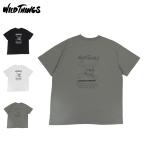 WILD THINGS ワイルドシングス Tシャツ 半袖 デンジャースカル メンズ DANGER SKULL ブラック ホワイト カーキ 黒 白 WT24044SK