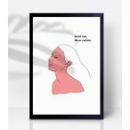 THINK RICH┃選べる額付き（フレームセット）オリジナル　北欧ポスター　アー トポスター