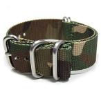 【275MM／22MM ZULU／NATOベルト】 T2N Strap （T2Nストラップ） CH22Z-5CAMO カモ／迷彩柄 プレミアムナイロン 5RING 腕時計用 替えベルト 【あすつく】