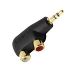 AudioQuest ? 3.5 MM mini-plug-to-2-rcaアダプタ(ハード)