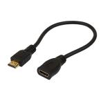  высокая скорость HDMI удлинение кабель позолоченный 30cm HDMI модель A мужской &amp; женский подключение код AV visual 