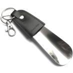 [Dhana Style]tab есть нержавеющая сталь короткий лопатка ложка для обуви портативный колодка звуковой сигнал колодка уход брелок для ключа (Black)