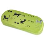  жемчуг (Pearl) очки кейс зеленый кошка . очки твердый SO-72 095066