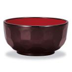 ミタニ 山中漆器 丼 溜 14.7cm 山中塗 レンジ 亀甲 丼 M17052-8