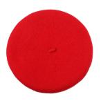 [Fastflows] Kids baby берет одноцветный 100% Австралия шерсть защищающий от холода весна осень-зима 30 цвет (50-54cm, красный 20)