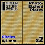  зеленый штат служащих world искусство гравировки сетка plate 0.5mm круглый ( маленький ) пластиковая модель для детали GSWD-10105