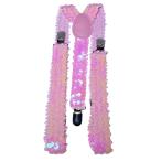 [VPbao] 1 шт. подтяжки Y type для мужчин и женщин чувство уверенности. есть широкий модель мужской женский Kids casual 2.5cm украшен блестками розовый 