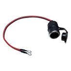  прикуриватель женский 12V круг терминал 30cm крышка есть 