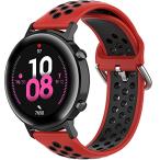 [Geageaus] シリコンストラップ適応Samsung Galaxy Watch 4/Active 2 44mm 40mm/Garmin Vivo