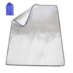 HWSHOW 銀マット アルミシート キャンプ 用 断熱 冬 アルミマット シート （60/100/120/150/180/200/250cmｘ200