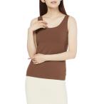 [ Earth Music and экология ] 1M26L1B0100 cup имеется задний гонки майка женский Dark Brown M