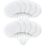 o... возможен белый одноцветный веер "uchiwa" постоянный размер (10шт.@)