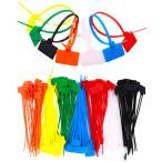 YFFSFDC кабель код этикетка кабель специальный именная бирка с биркой кабельная стяжка кабельная стяжка именная бирка электропроводка регулировка [7 цвет *100 шт. входит ]