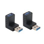 Basicest USB 3.0 мужской - женский адаптер USB мужской - женский L Ben do прямой угол адаптер 90 раз адаптер растягивание сверху направление 