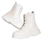 [.... склад ] hakama ботинки девочка Kids ботинки ребенок обувь плетеный вверх ботинки ученик начальной школы формальный hakama церемония окончания .. тип ( белый,22.5cm)