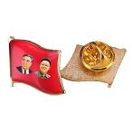  Северная корея булавка bachi значок золотой правильный день Kim * John il золотой день . Kim * il son золотой правильный . Kim John umisa il память орден . изображение страна глава товары p