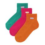 [ Gunze ] носки Edwin casual (3 пара комплект ) futoshi ребра короткий EWT512 женский ассортимент 3PH