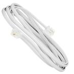  телефон код линия *1 длина 2m RJ11 6P2C телефон линия белый . искривление . сильный высокая прочность specification коннектор 