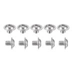 DTGN M8 x 10 mm фланец имеется кнопка head гнездо колпак винт 20 штук входит оборудование мебель оптимальный 304 нержавеющая сталь сталь шестигранная головка Drive винт 